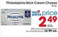 Giant Eagle Philadelphia brick cream cheese offer