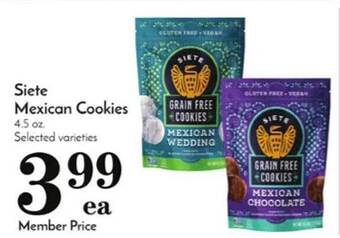 Pavilions Siete mexican cookies offer