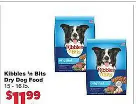 Family Fare Kibbles 'n bits dry dog food offer