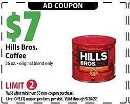 Festival Foods Hills bros coffee offer