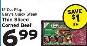 Hannaford Thin sliced corned beef offer