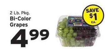 Hannaford Bi-color grapes offer