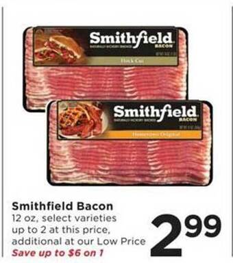 Cub Foods Smithfield bacon offer