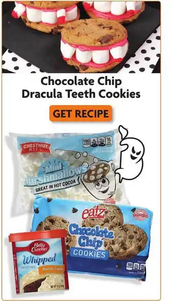 Family Dollar Chocolate chip dracula teeth cookies offer