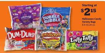 Family Dollar Halloween candy variety bags offer