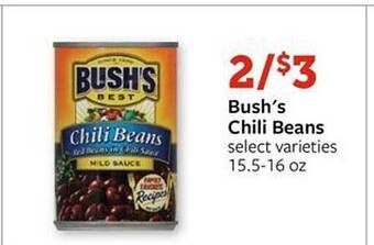 Fareway Bush's chili beans offer