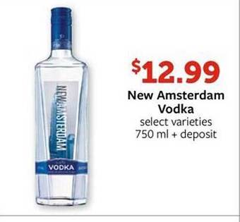 Fareway New amsterdam vodka offer