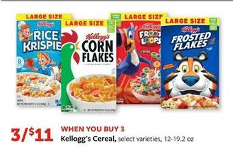 Fareway Kellogg's cereal offer