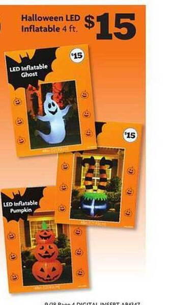 Family Dollar Halloween led inflatable offer