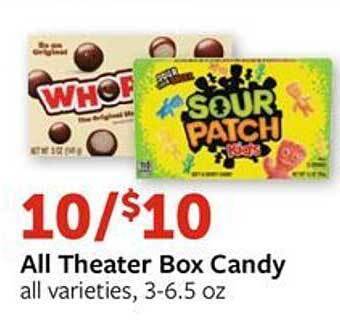 Fareway All theater box candy offer