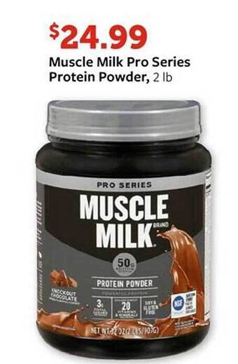 Fareway Muscle milk pro series protein powder offer