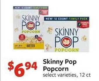 Fareway Skinny pop popcorn offer
