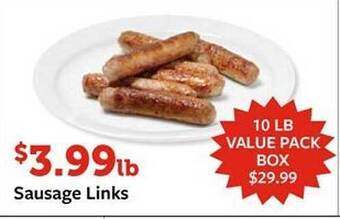Fareway Sausage links offer