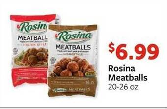 Fareway Rosina meatballs offer