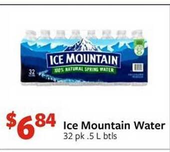 Fareway Ice mountain water offer