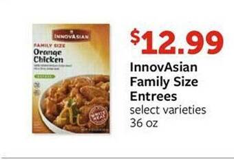 Fareway Innovasian family size entrees offer