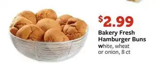 Fareway Bakery fresh hamburguer buns offer