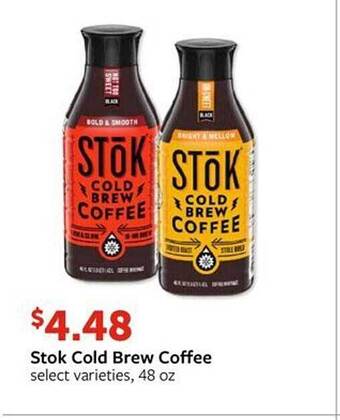 Fareway Stok cold brew coffee offer