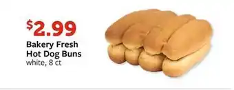 Fareway Bakery fresh hot dog buns offer