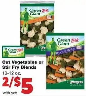 Family Fare Cut Vegetables or Stir Fry Blends 10-12 oz. offer