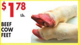 Beef Cow Feet