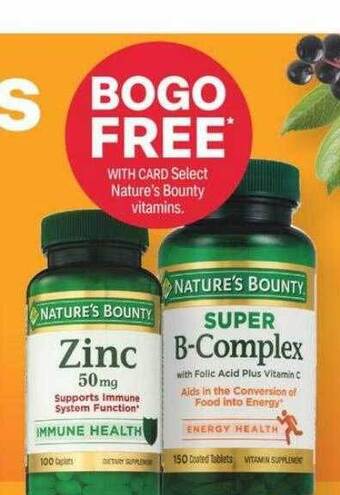 CVS Nature's bounty vitamins offer