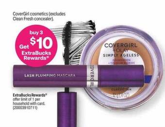CVS Covergirl cosmetics offer