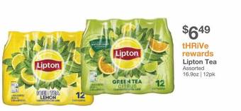 Kinney Drugs Lipton tea offer