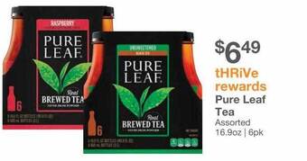 Kinney Drugs Pure leaf tea offer