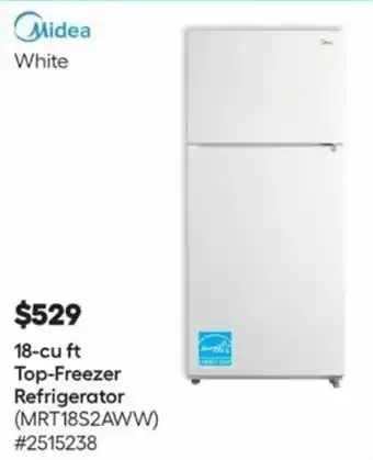 Lowe's Top- Freezer Refrigerator MRT18S2AWW offer