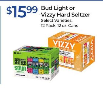 Rite Aid Bud light or vizzy hard seltzer offer