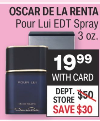 CVS Oscar de la renta pour lui edt spray 3 oz. offer