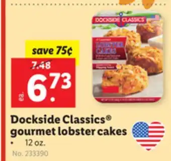 Lidl Dockside classics® gourmet lobster cakes offer