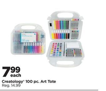 Michaels Creatology® 100 pc. art tote offer