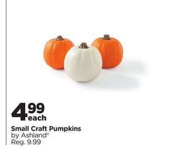 Michaels Small craft pumpkins by ashland® offer