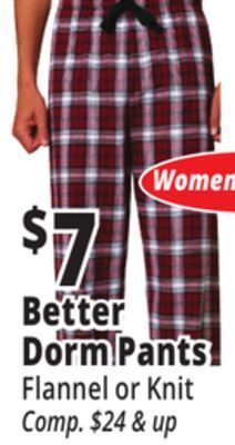 Ocean State Job Lot Better dorm pants offer