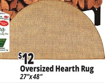 Ocean State Job Lot Oversized hearth rug offer