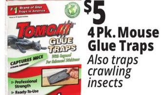 Ocean State Job Lot 4pk. mouse glue traps offer