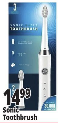Ocean State Job Lot Sonic toothbrush offer