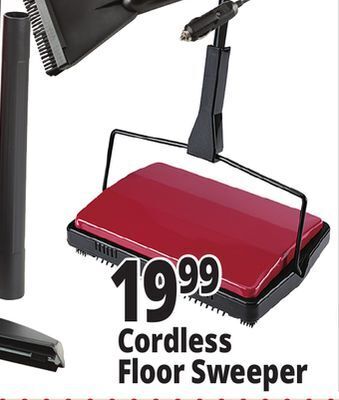 Ocean State Job Lot Cordless floor sweeper offer