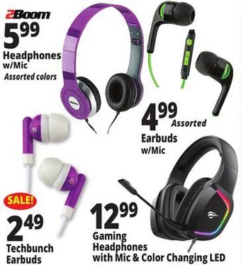 Ocean State Job Lot Techbunch earbuds offer