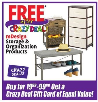 Ocean State Job Lot Mdesign storage & organization products offer