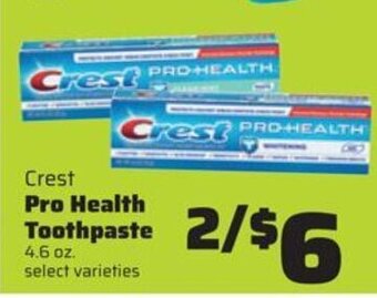 Crest Pro Health Toothpaste