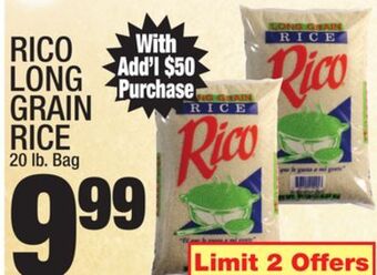 C Town Rico long grain rice offer