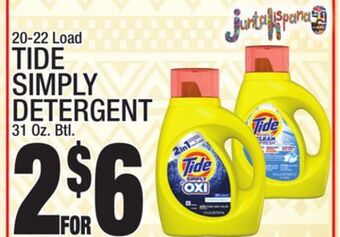 C Town Tide simply detergent offer