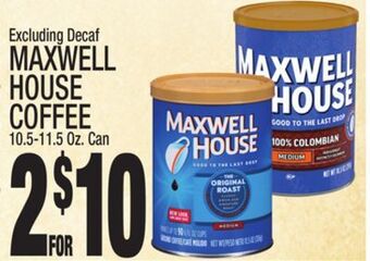 C Town Maxwell house coffee offer