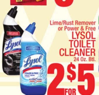 C Town Lysol toilet cleaner offer