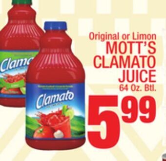 C Town Mott's clamato juice offer