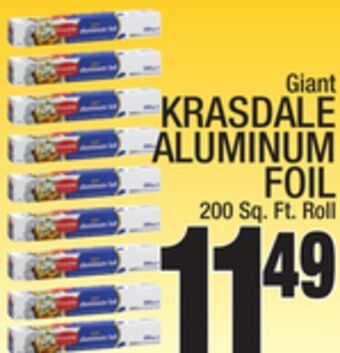 C Town Krasdale aluminum foil offer