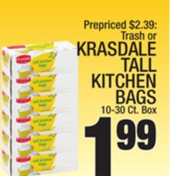 C Town Krasdale tall kitchen bags offer